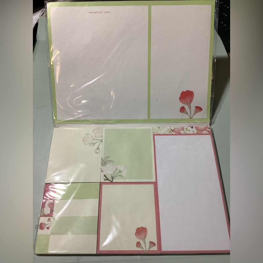 Cherry Blossoms Sticky Notes Set - Picture 2 of 4